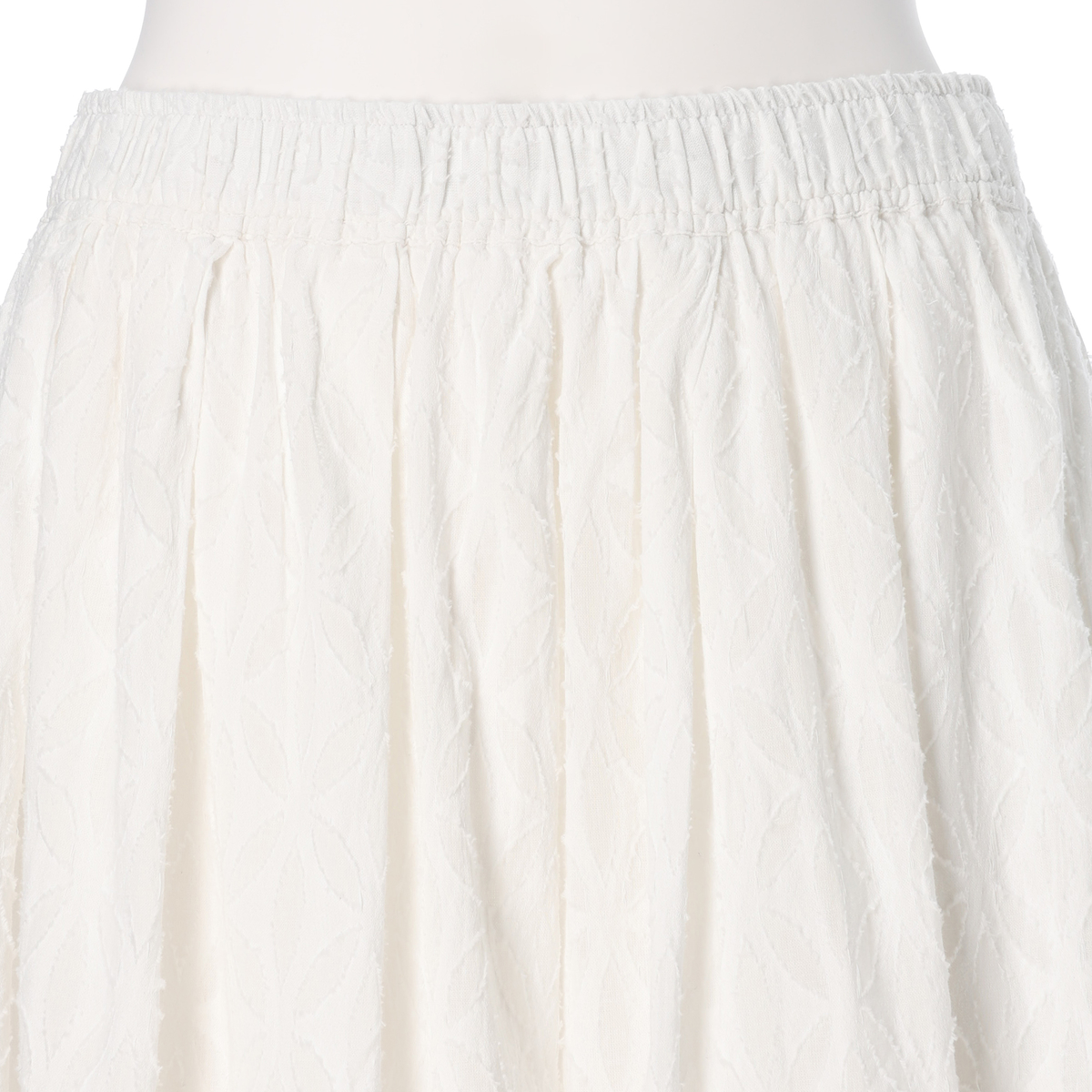 カットジャガード フレアスカート