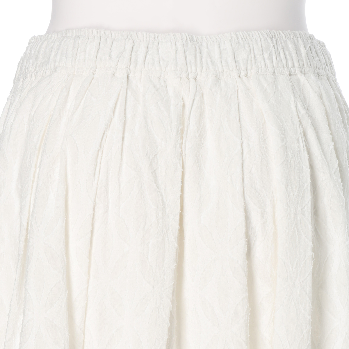 カットジャガード フレアスカート