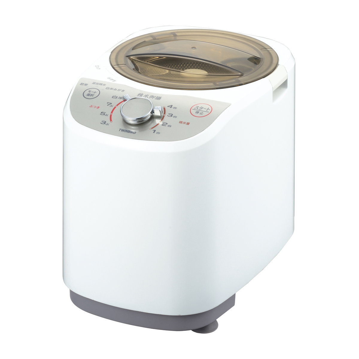 【ツインバード】コンパクト精米器「精米御膳」MR-E520W