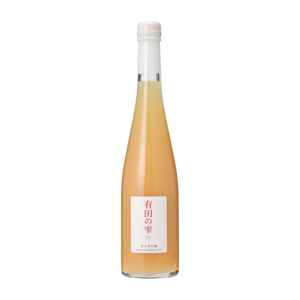 有田の雫＞あら川の桃 500ml 270629 | かぜとゆきオンラインショップ