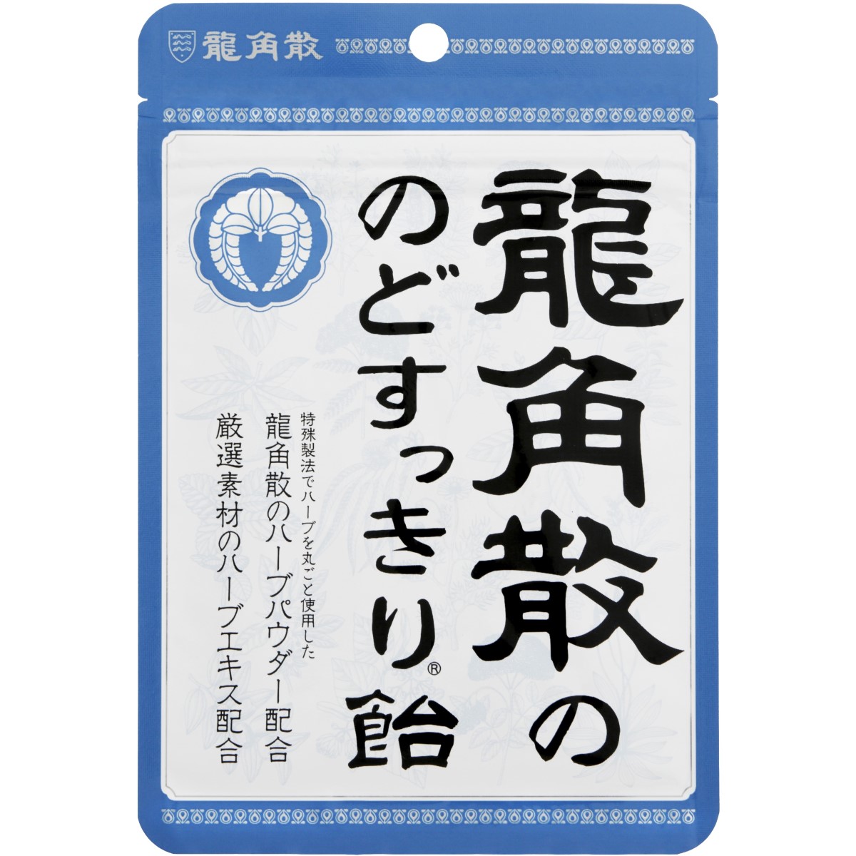 龍角散ののどすっきり飴 袋