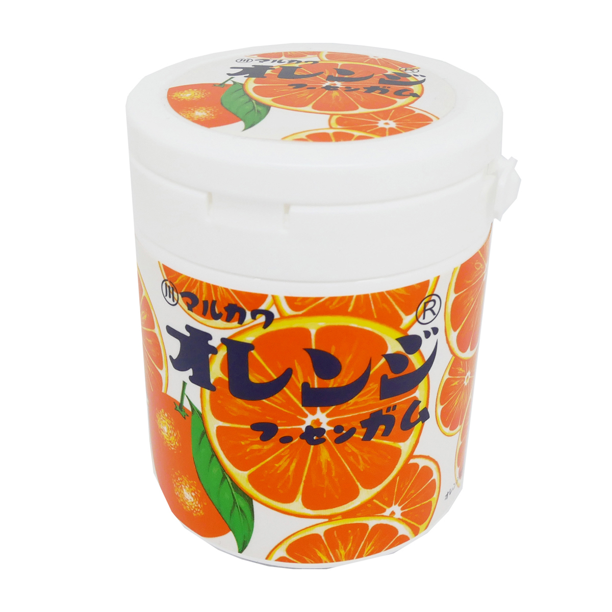 オレンジマーブルガムボトル