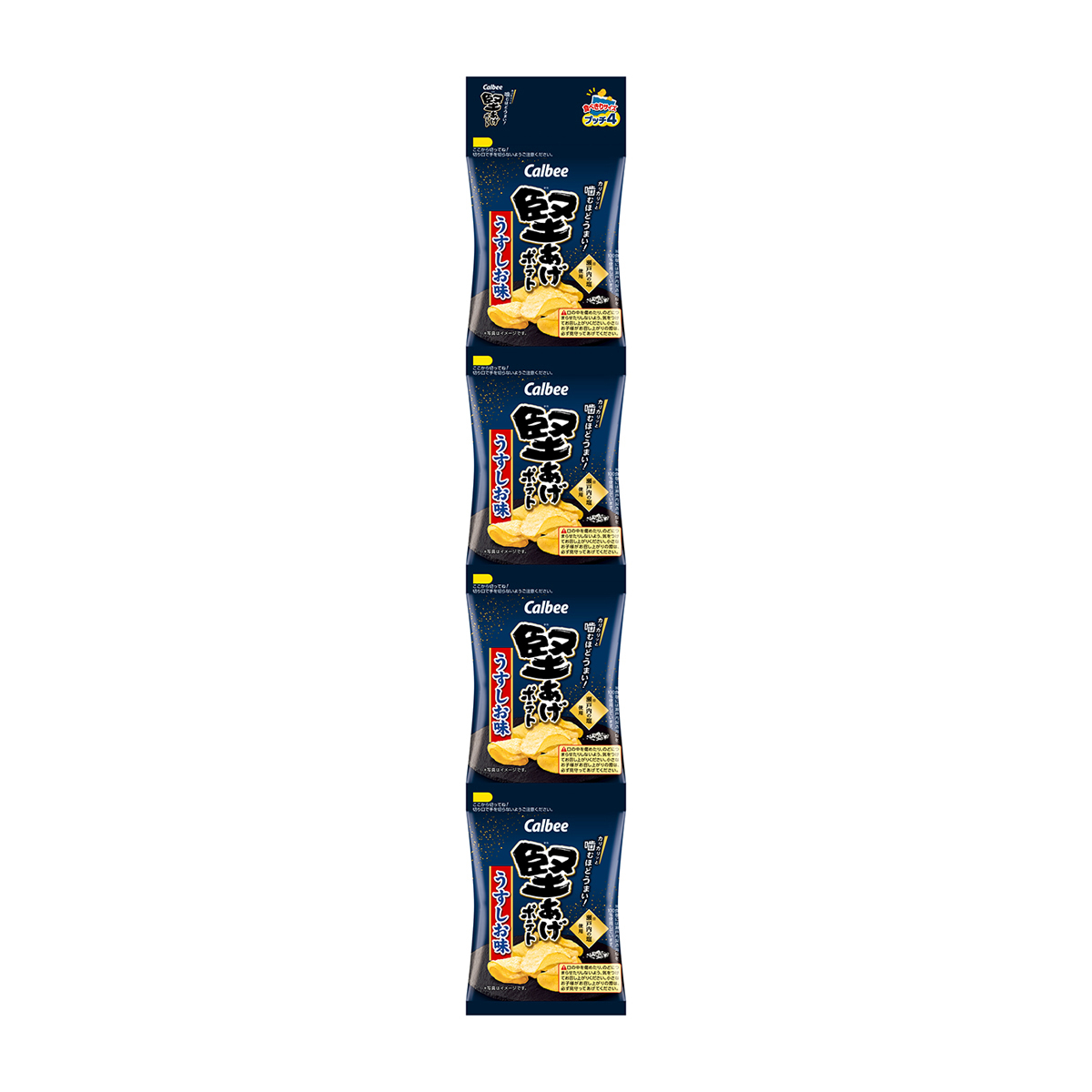 60g堅あげプッチ４うすしお味