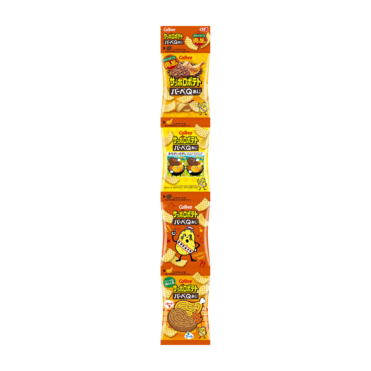 36gサッポロポテトバーベＱあじミニ４