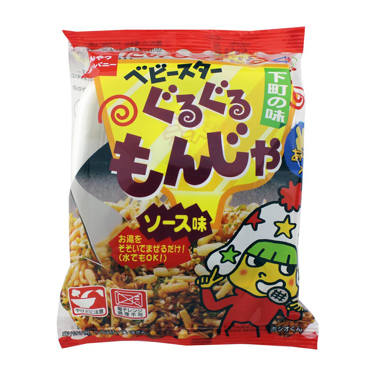 おやつカンパニー　ベビースターぐるぐるもんじゃソース味