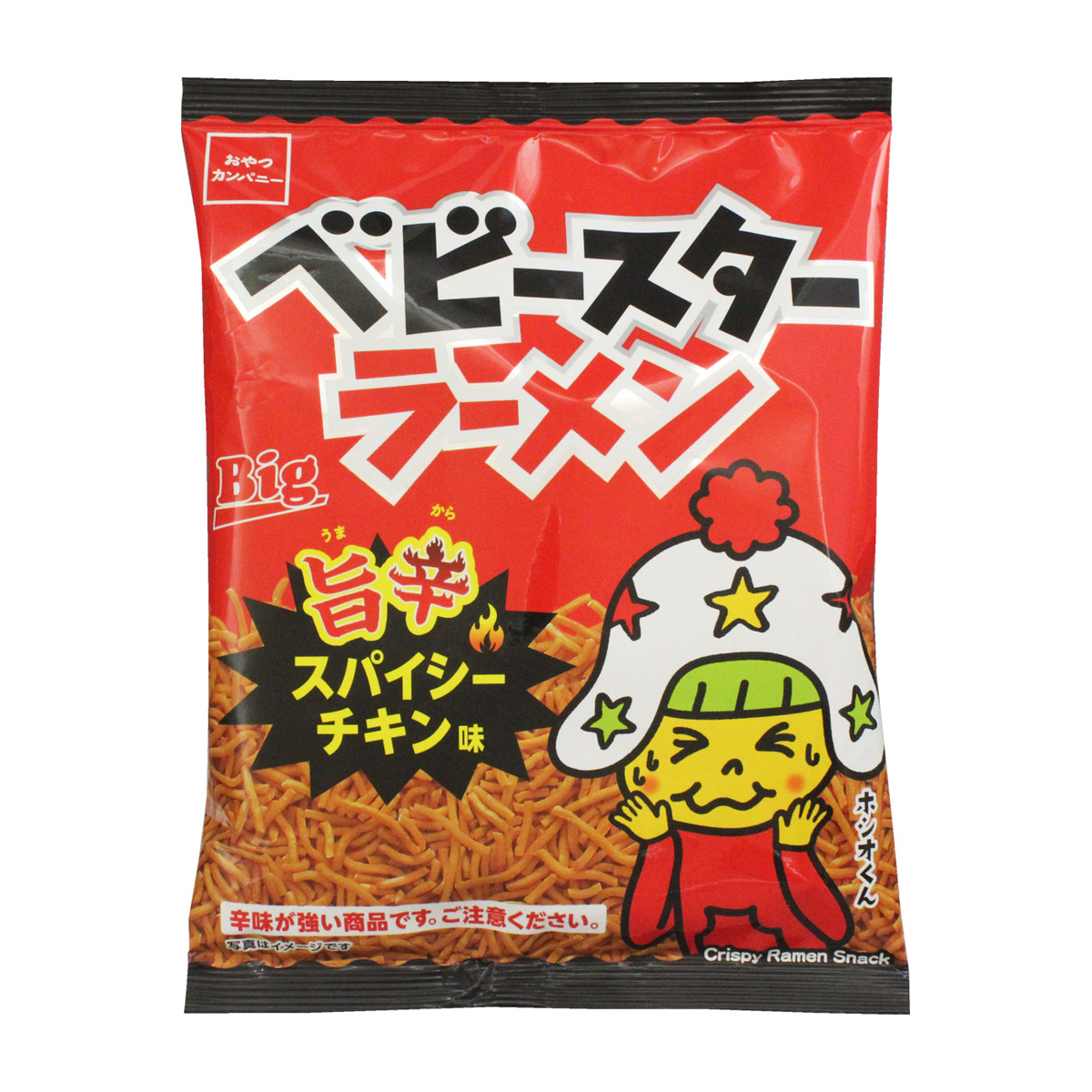 おやつカンパニー　ベビースターラーメン旨辛スパイシーチキン味