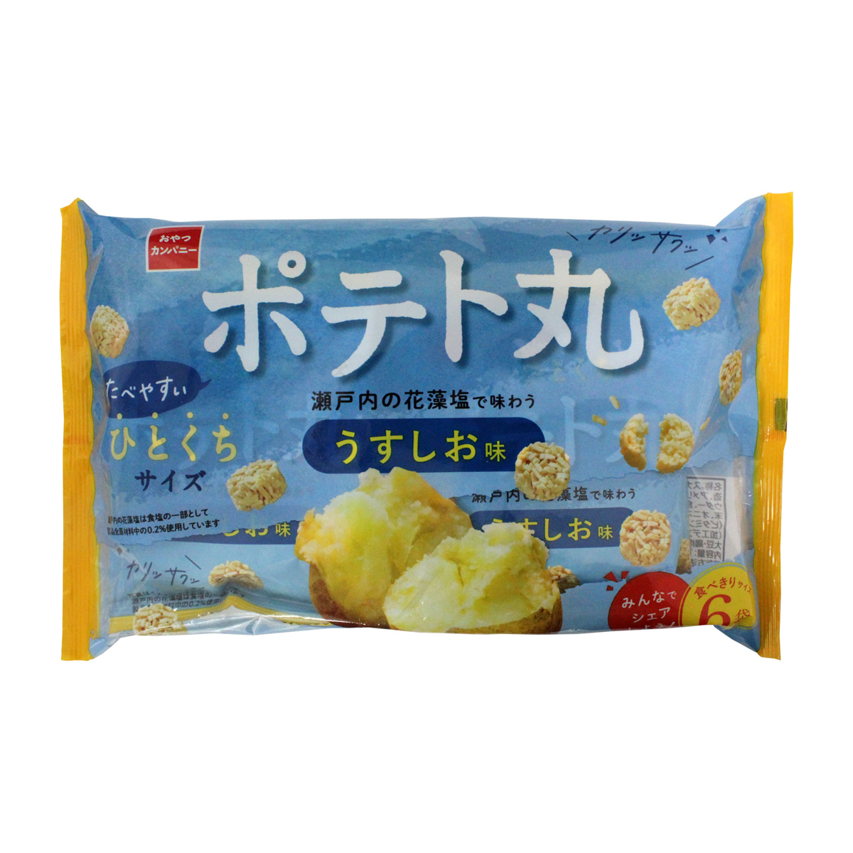 おやつカンパニー　ポテト丸うすしお味６袋入
