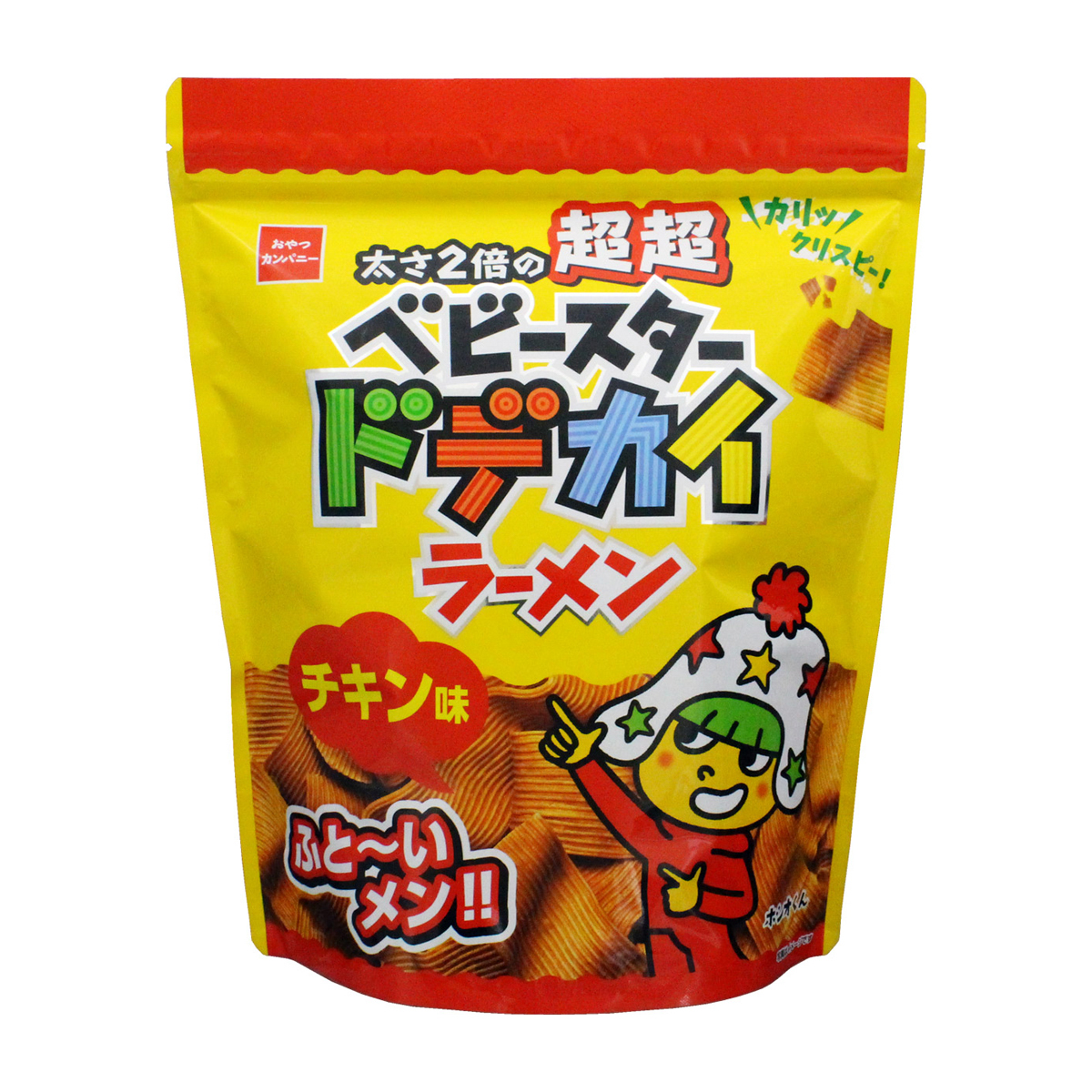 おやつカンパニー　超超ベビースタードデカイラーメンチキン味