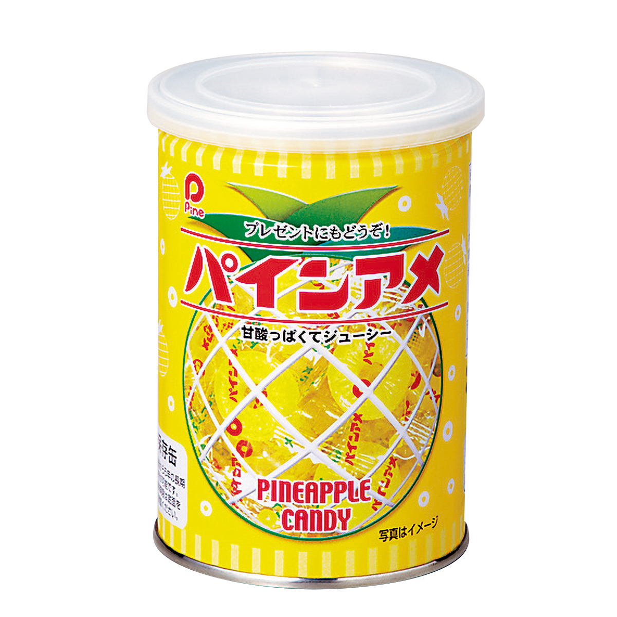 パイン　パインアメ缶
