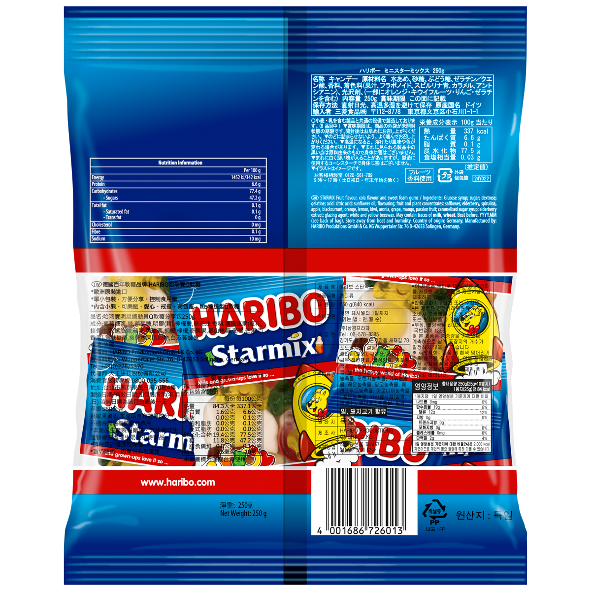 ハリボー ミニスターミックス 260430