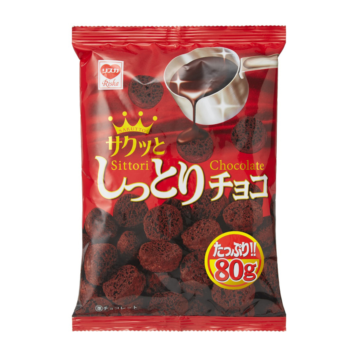 リスカ　しっとりチョコ　８０ｇ