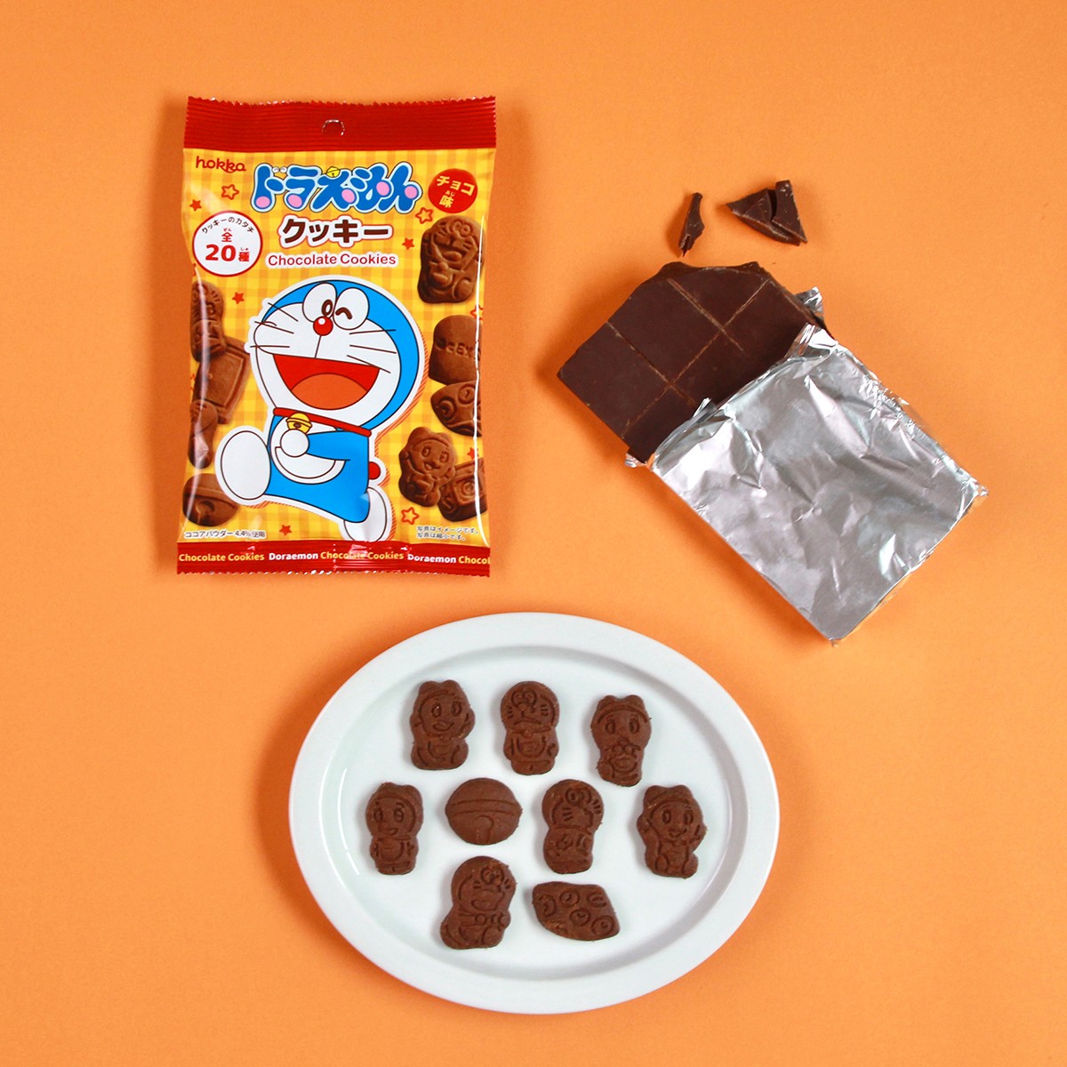 北陸製菓　ドラえもんクッキーチョコ味　５０ｇ