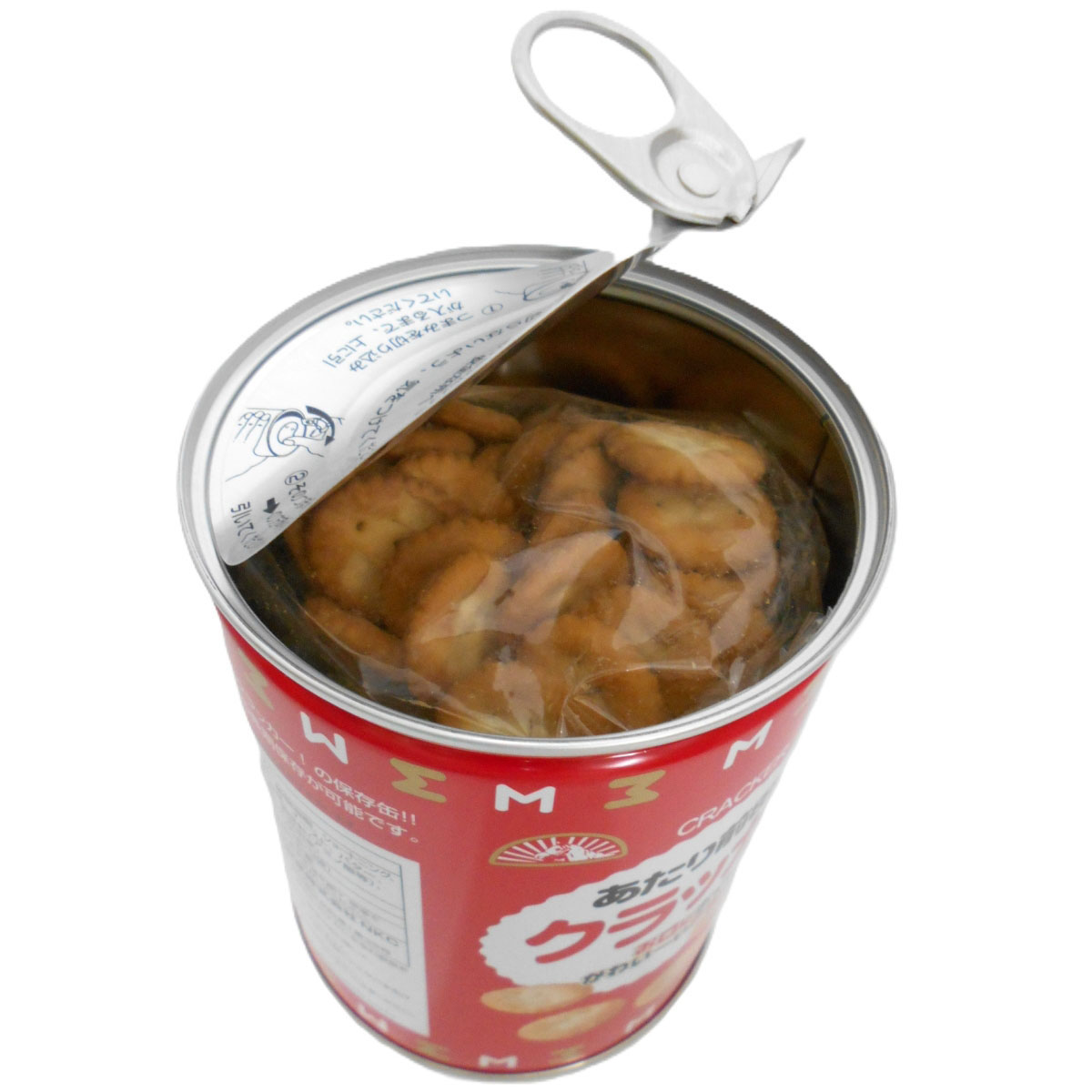 前田製菓　保存缶　あたり前田のクラッカー（プルニエ）　４５ｇ×３袋