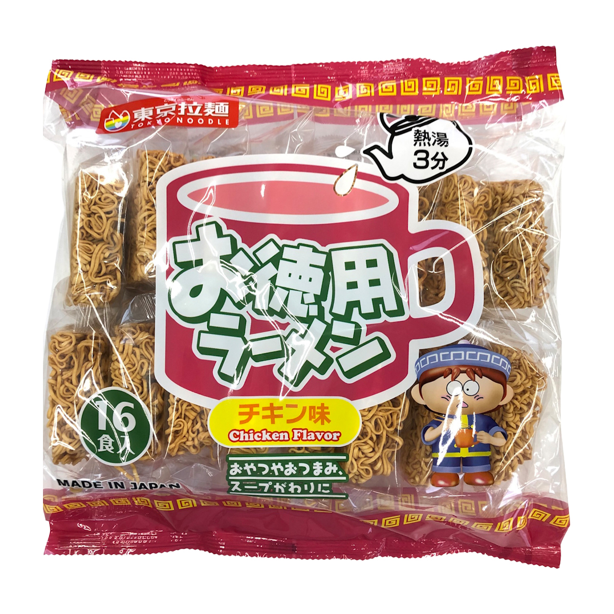 東京拉麺　お徳用ラーメン１６食　４８０ｇ