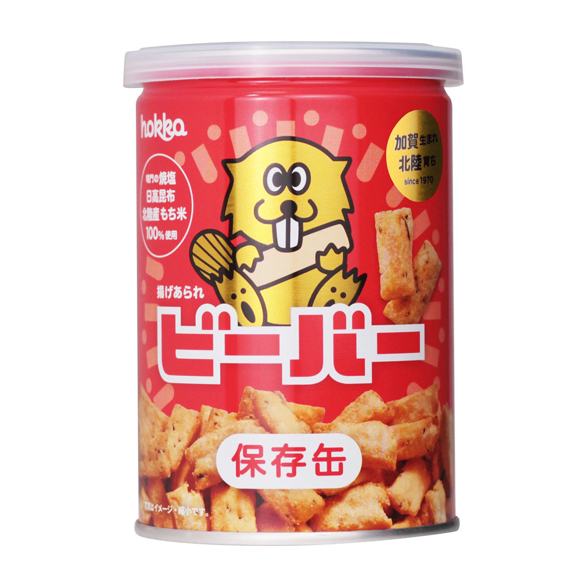 北陸製菓　ビーバー保存缶　６０ｇ