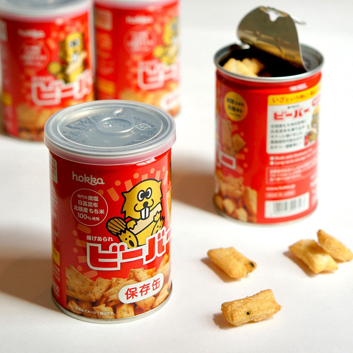 北陸製菓　ビーバー保存缶　６０ｇ