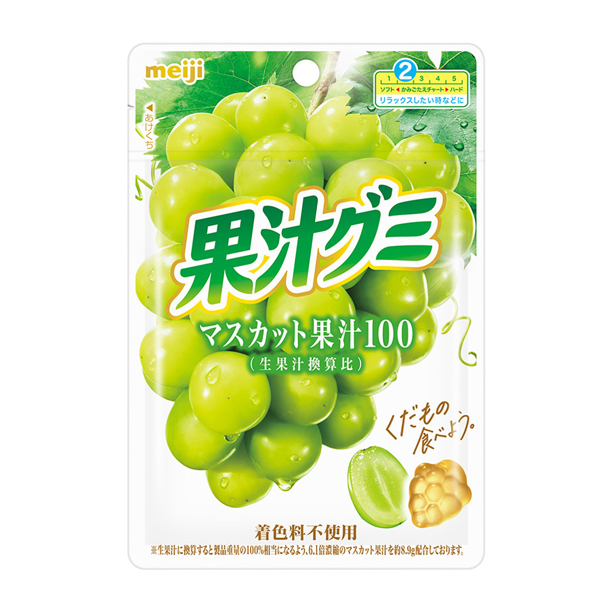 明治　果汁グミマスカット　54g