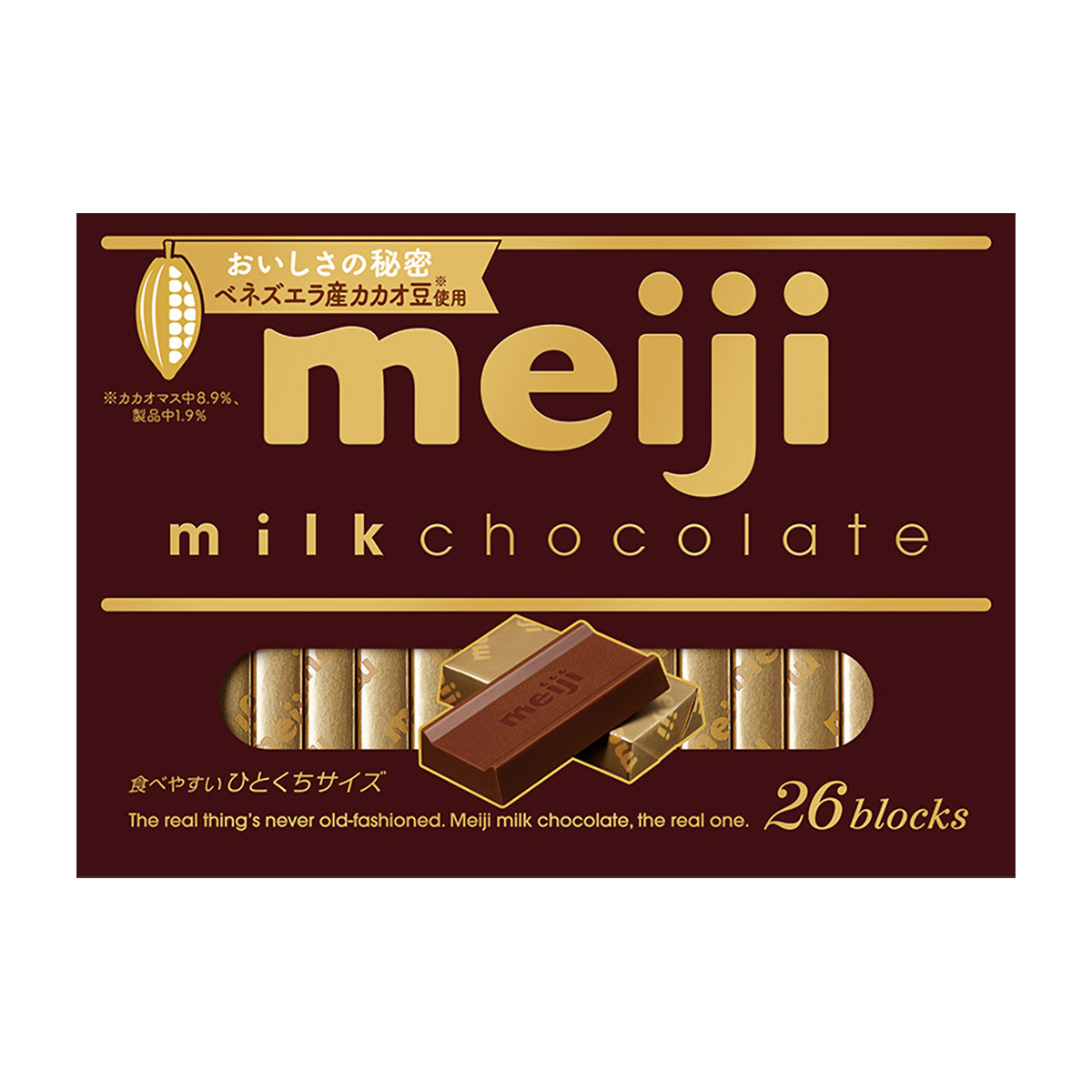 明治　明治ミルクチョコレートＢＯＸ　26枚