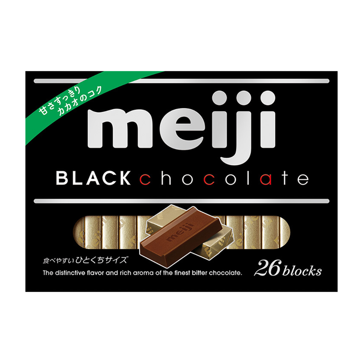 明治　ブラックチョコレートＢＯＸ　26枚