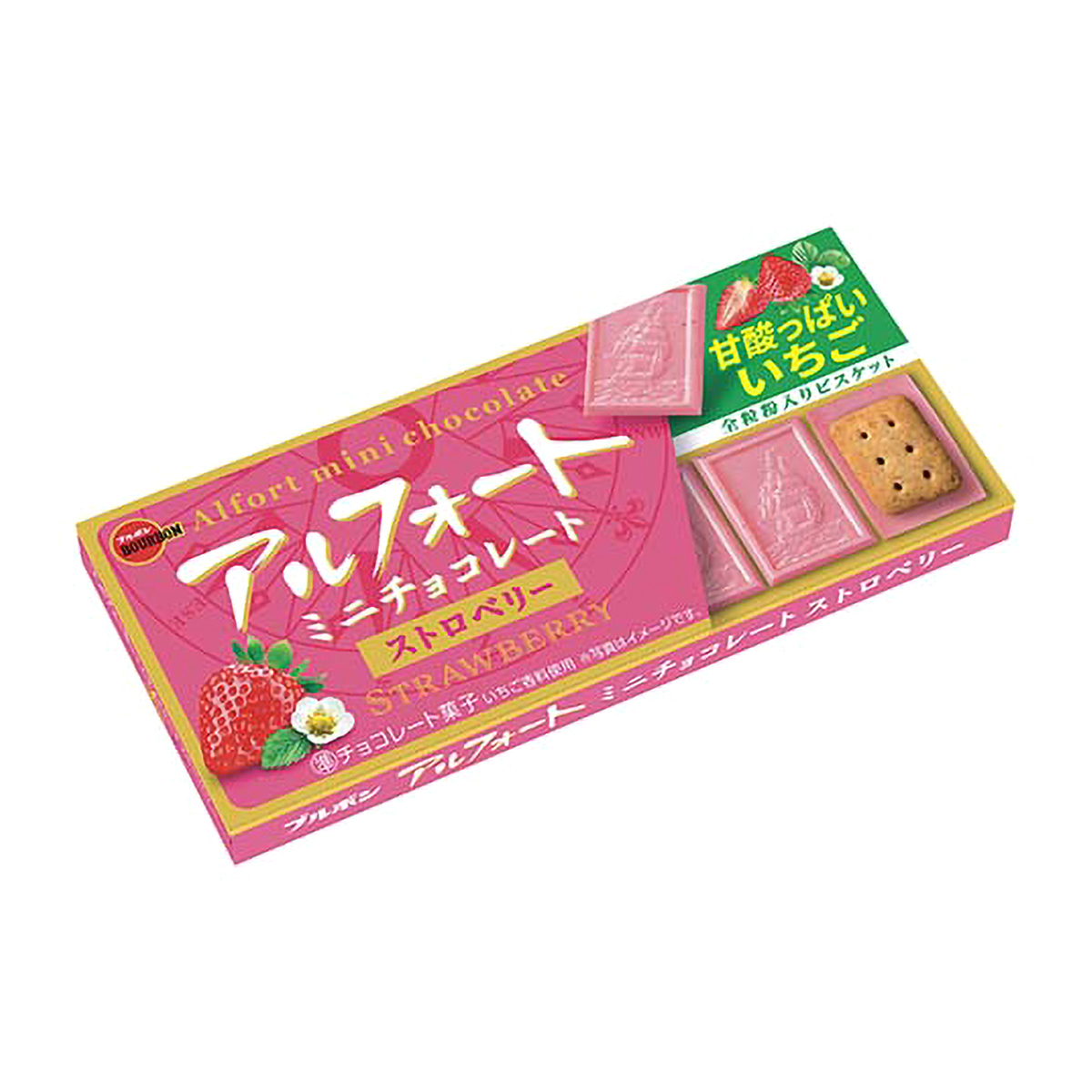 ブルボン　アルフォートミニチョコレートストロベリー　１２個