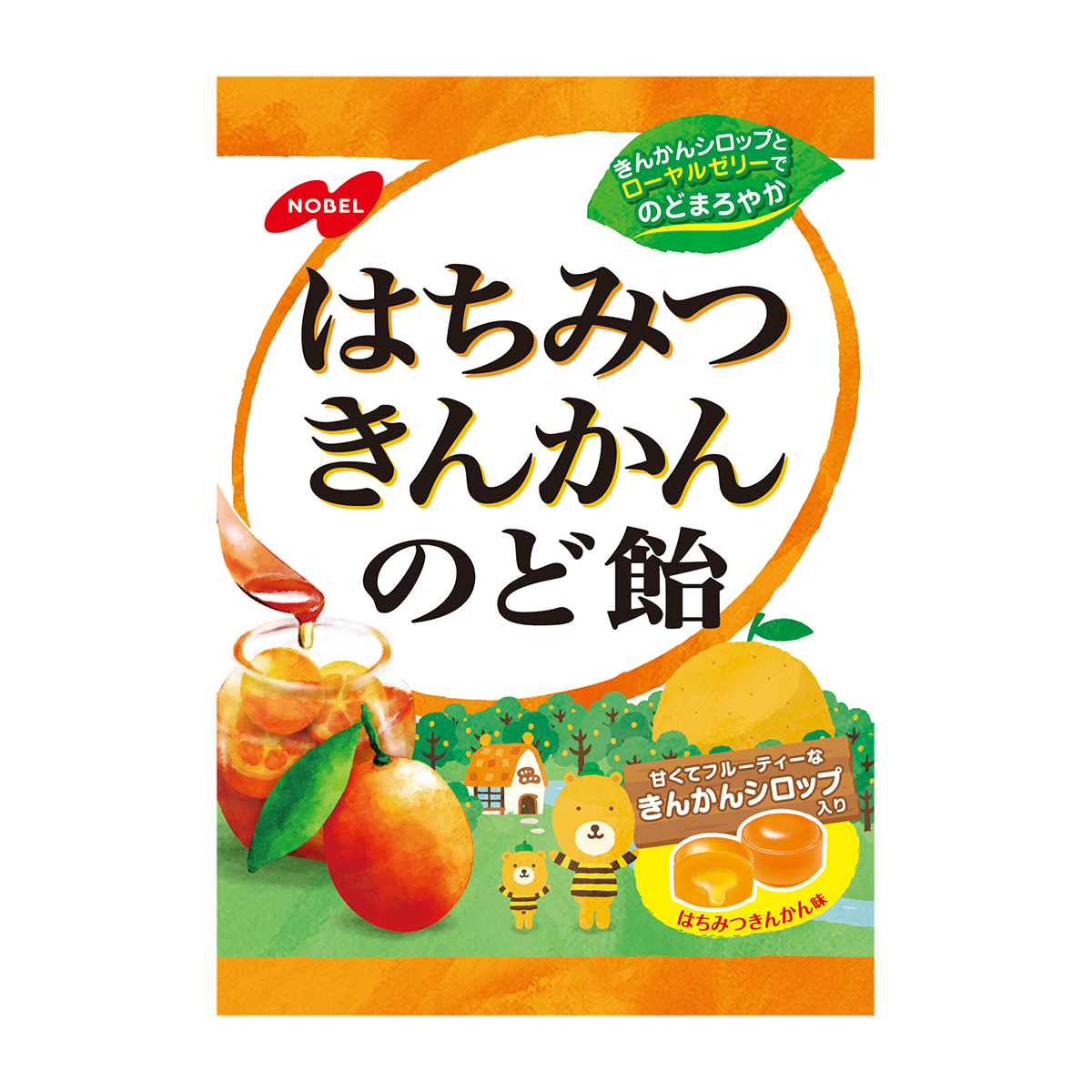 ノーベル　はちみつきんかんのど飴　110g