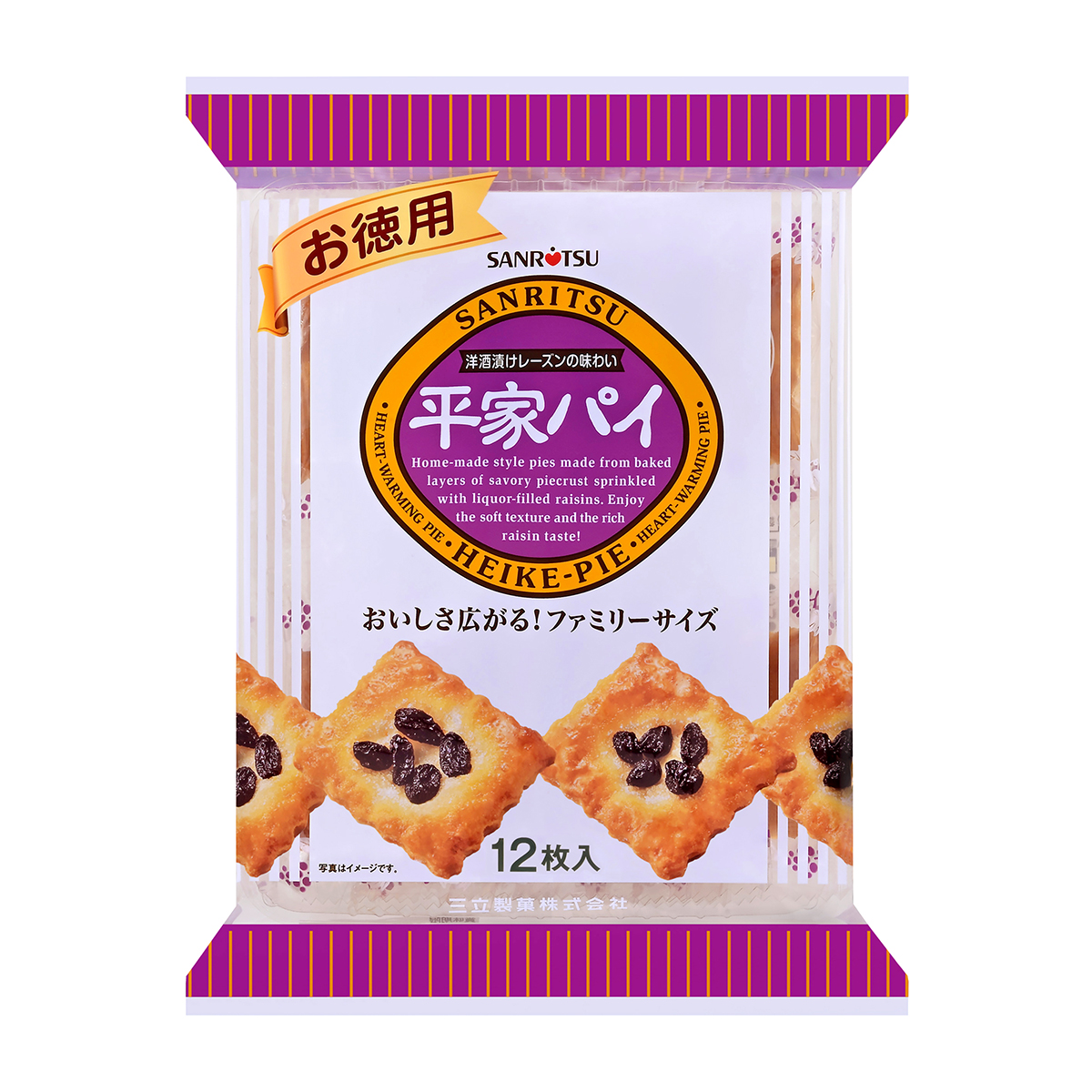 三立製菓 お徳用平家パイ 　１２枚