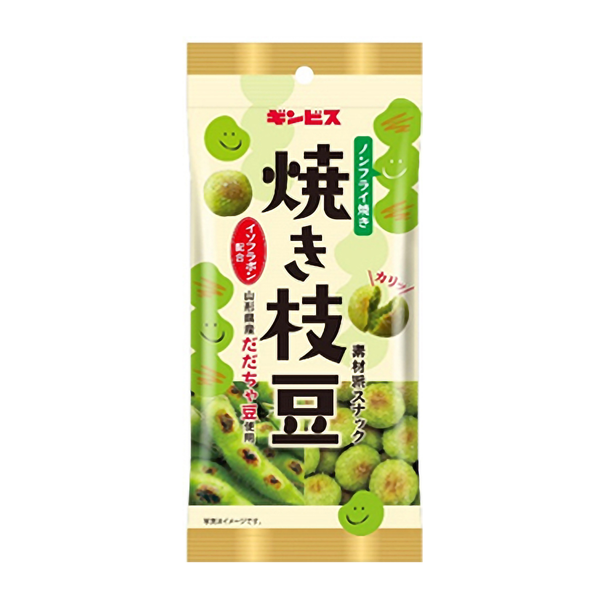 ギンビス 焼きえだまめ 38g 270221 | かぜとゆきオンラインショップ