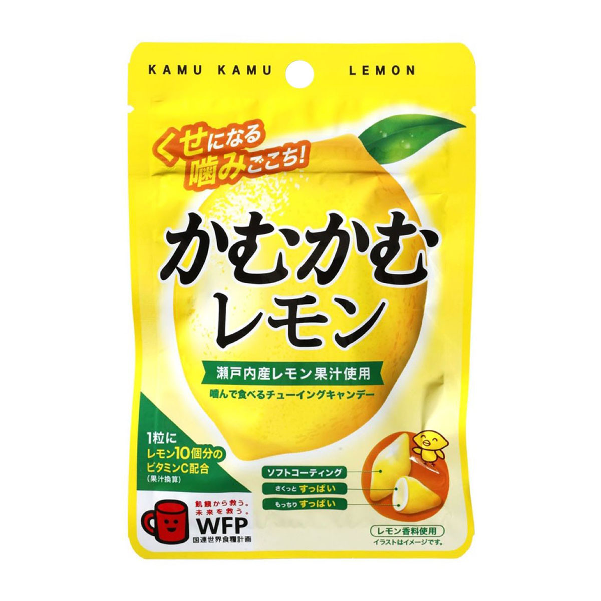 三菱食品 かむかむレモン 袋 30g | かぜとゆきオンラインショップ