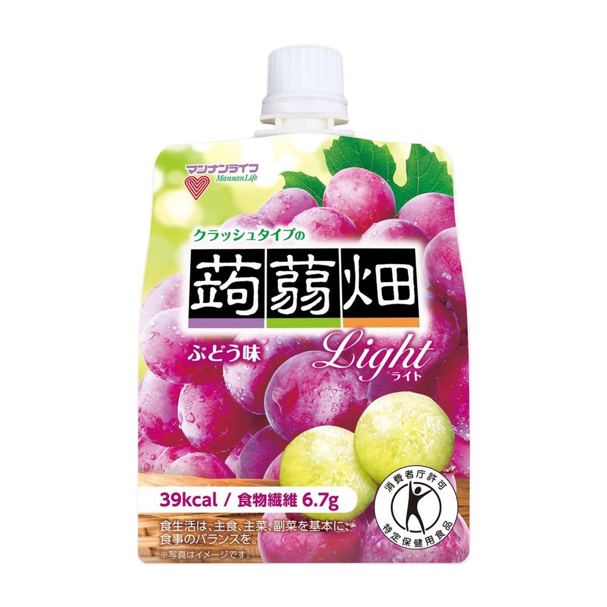 マンナンライフ クラッシュタイプの蒟蒻畑ライトぶどう味 150g 270123