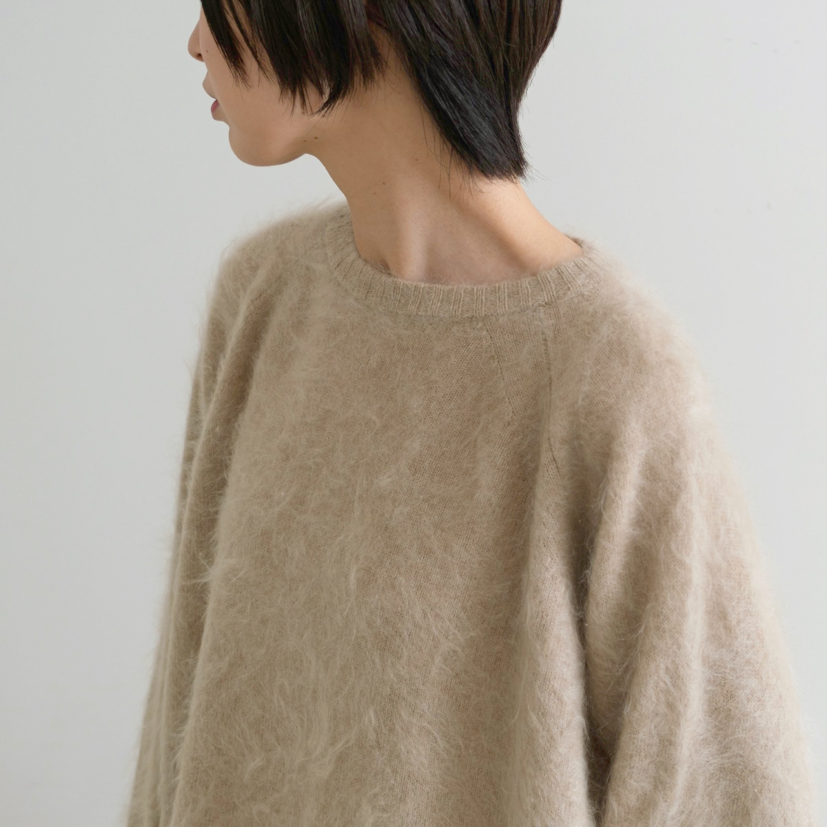 カシミコファーカシミヤプルオーバー