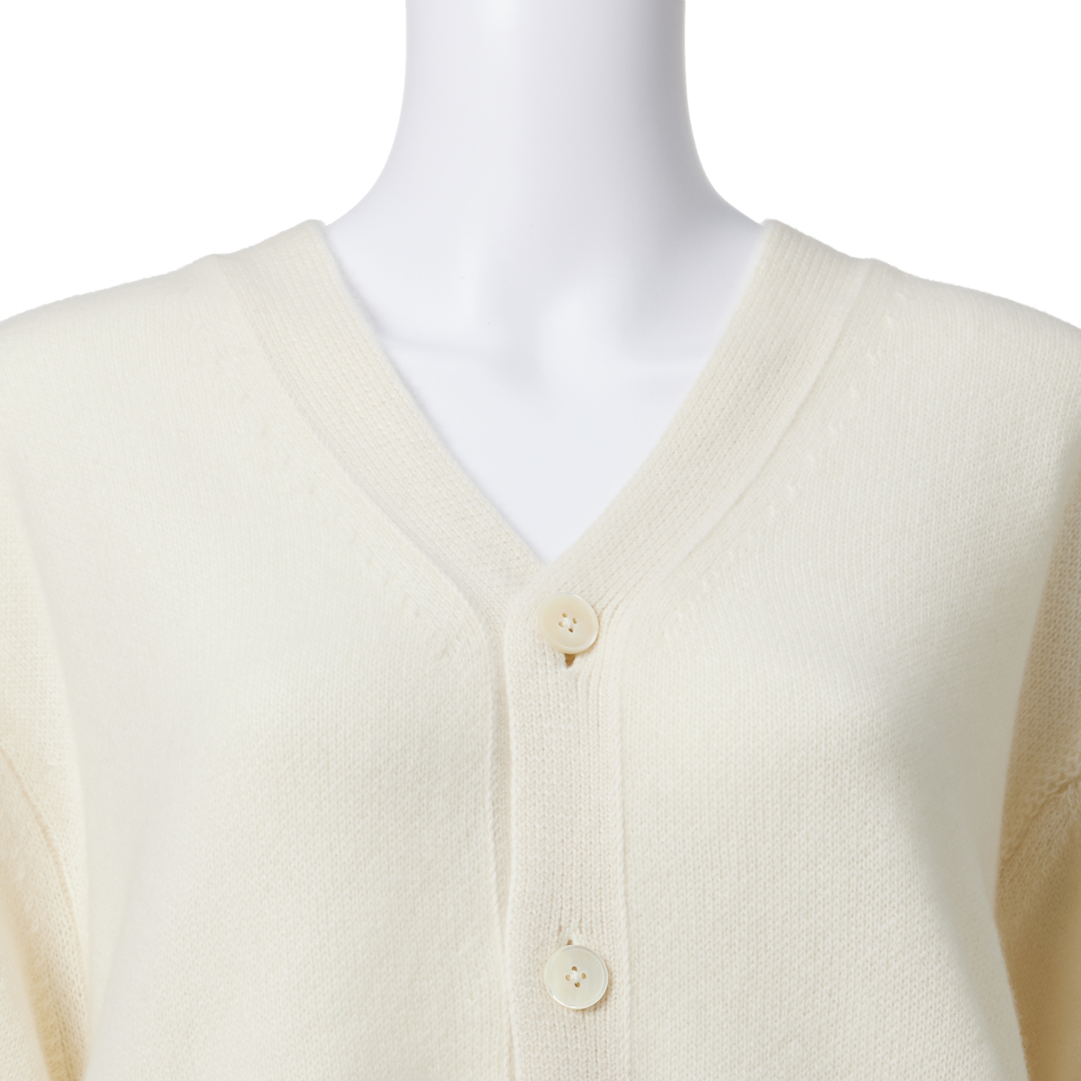 カシミコベビーカシミヤスムース編みカーディガン