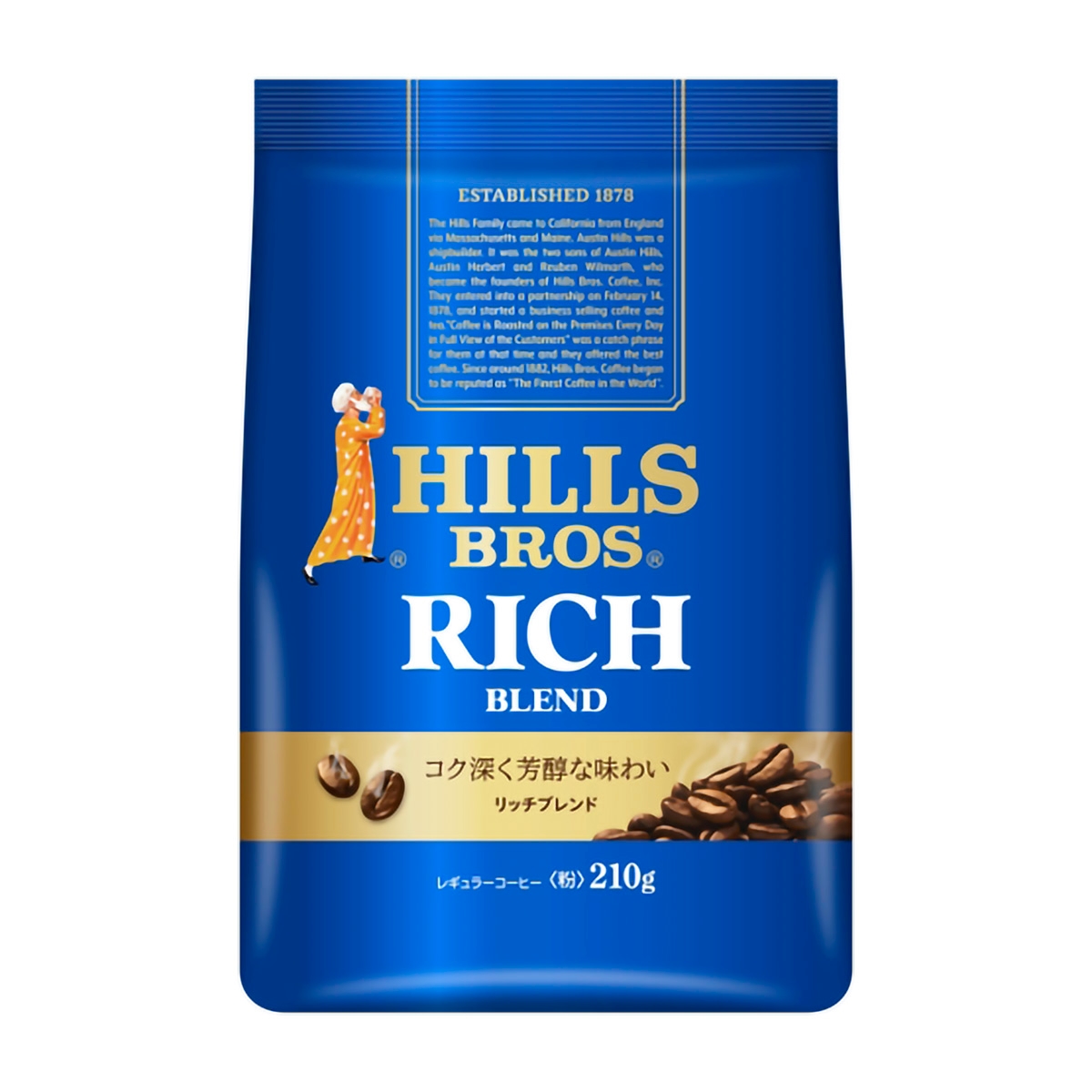 紫*花様 ヒルスコーヒー　リッチブレンド RICH BLEND 500g✖️12 ヒルス リッチブレンド AP210g 270731 | かぜとゆきオンラインショップ