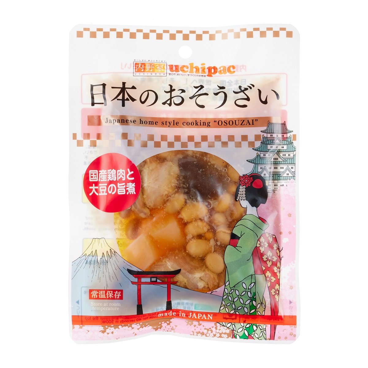 日本のお惣菜シリーズ　国産鶏肉と大豆の旨煮