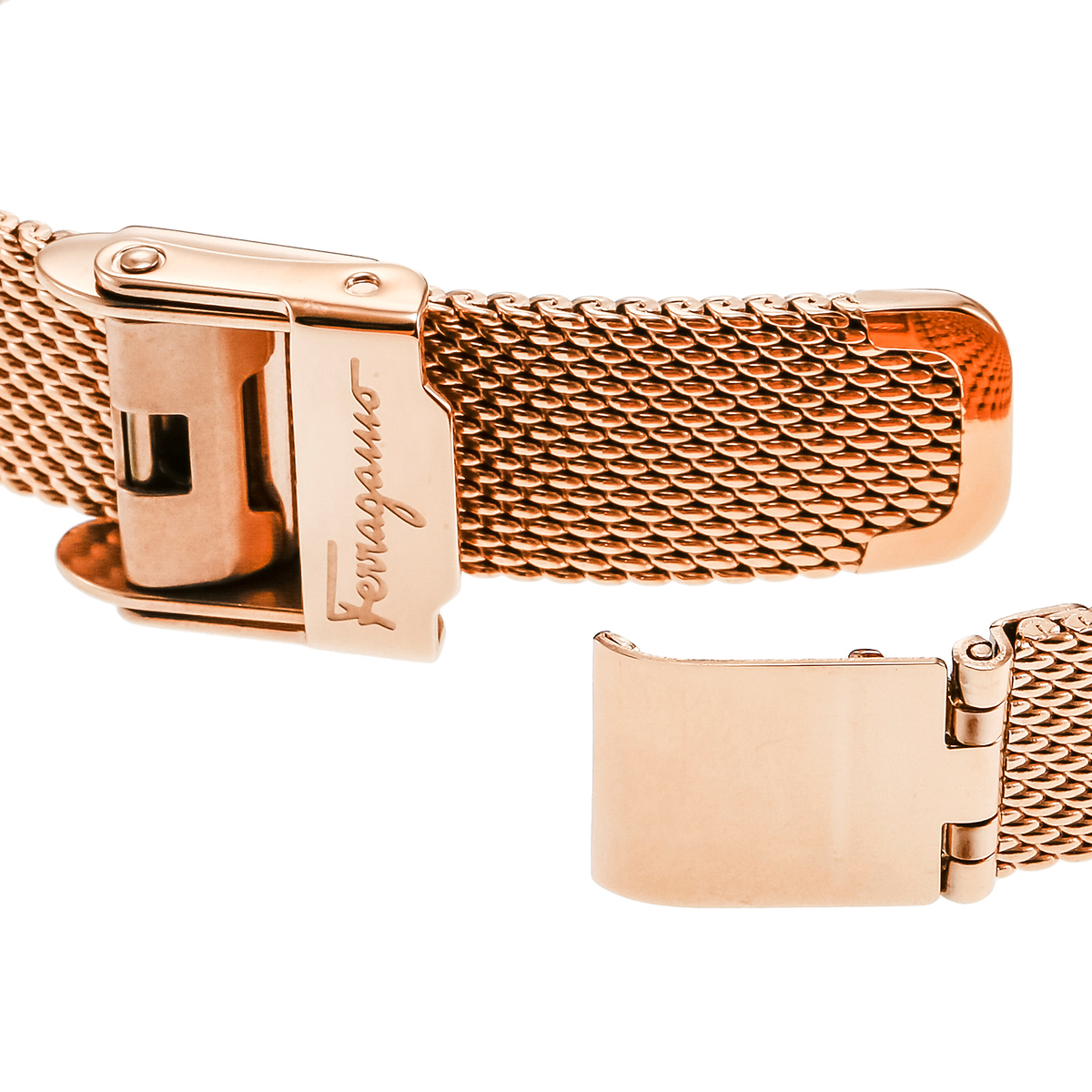 FERRAGAMO フェラガモ 腕時計 SQUARE(スクエア) ピンクゴールド SFBY00219