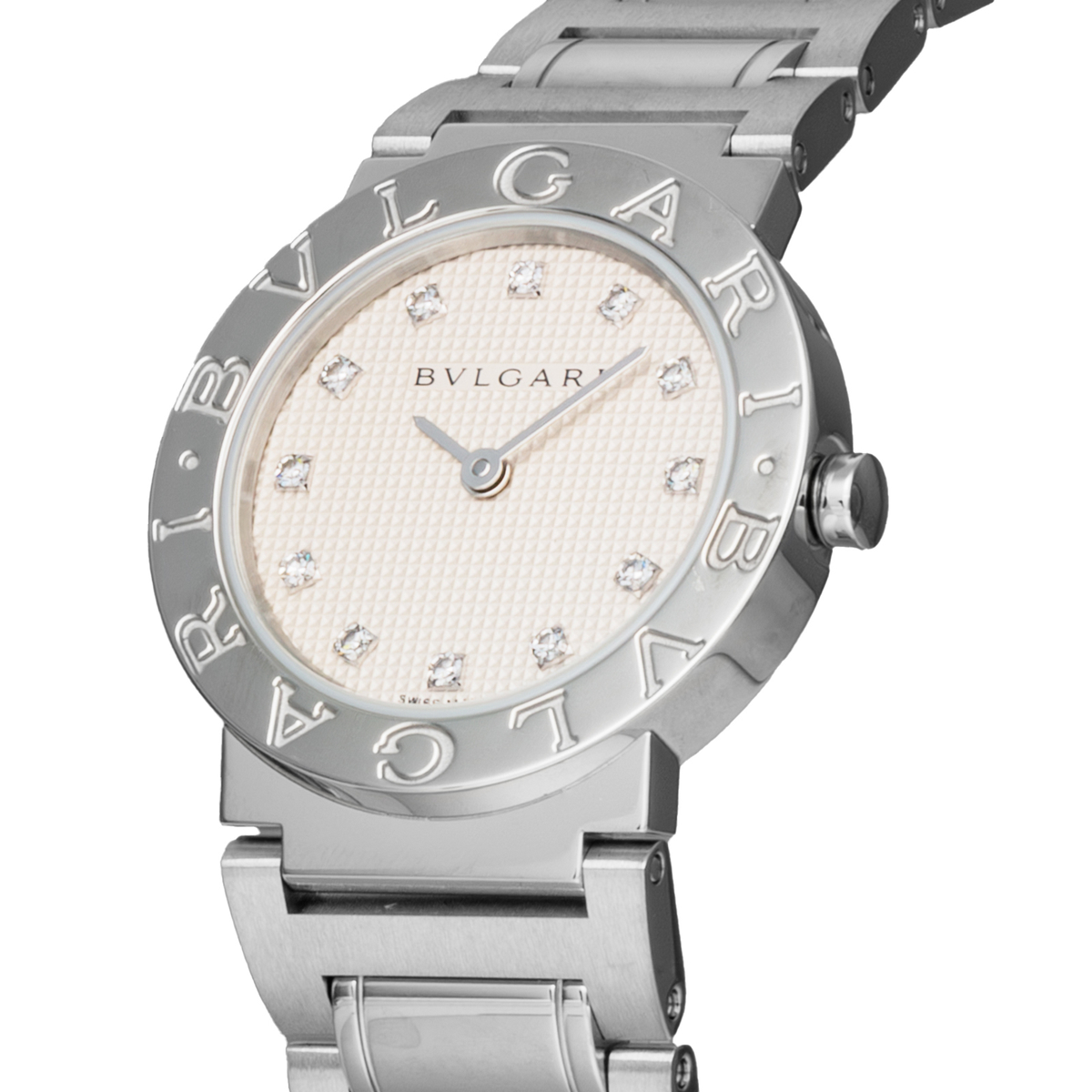 BVLGARI ブルガリ 腕時計 BB26 12ポイントダイヤ