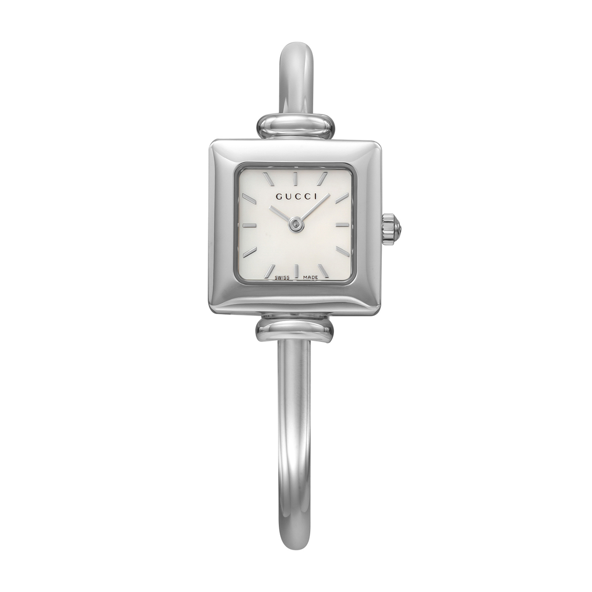 GUCCI グッチ 腕時計 スクエアステンレスバングル | かぜとゆき