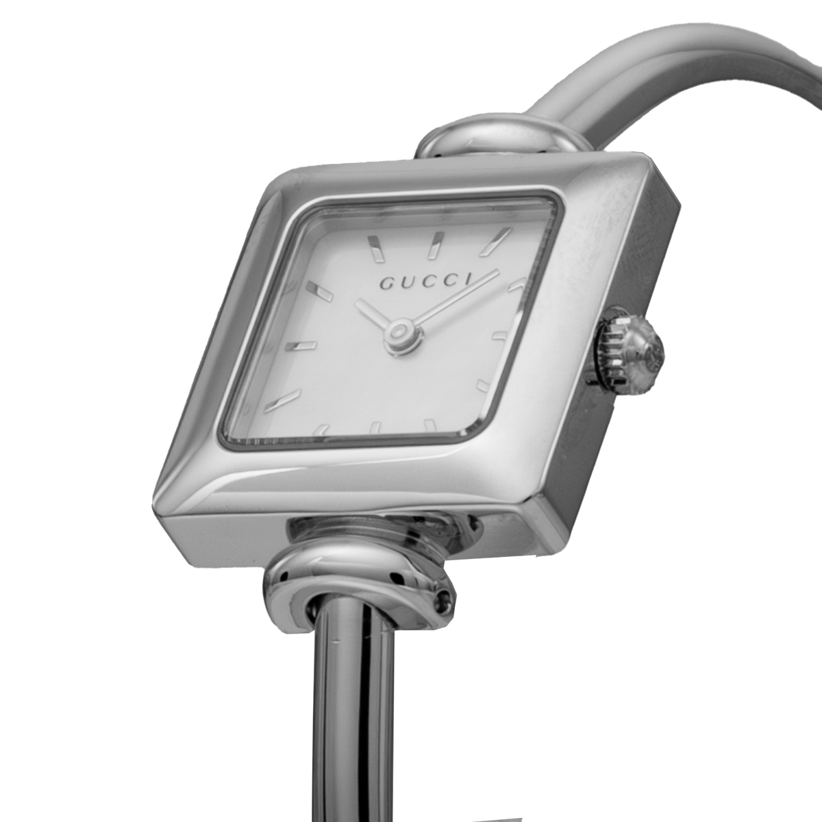 GUCCI グッチ 腕時計 スクエアステンレスバングル | かぜとゆき
