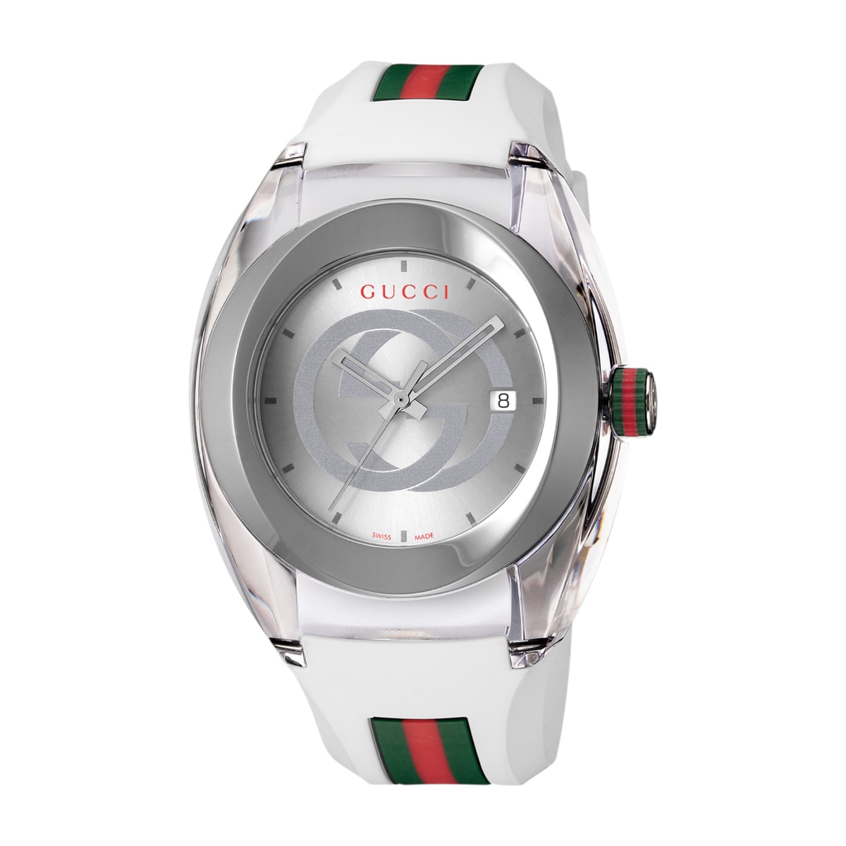 え*ー様 （破損部分あり）GUCCIグッチ SYNC ホワイト 腕時計 ユニセッ GUCCI グッチ 腕時計 SYNC シンク | かぜとゆきオンラインショップ