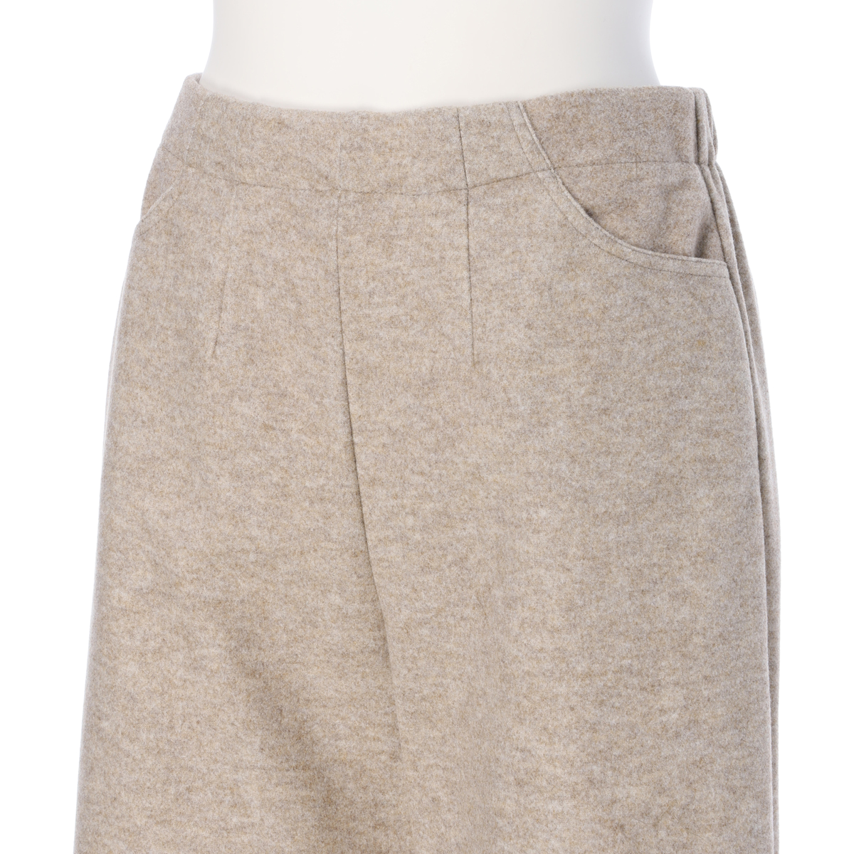 ウールレットワイドパンツ