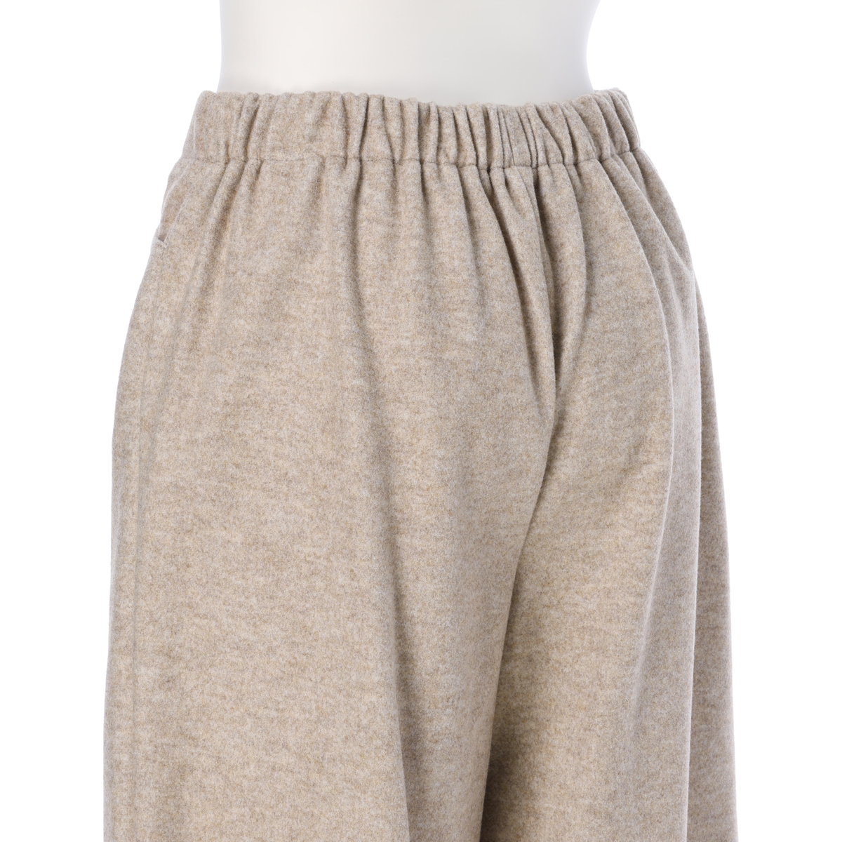 ウールレットワイドパンツ