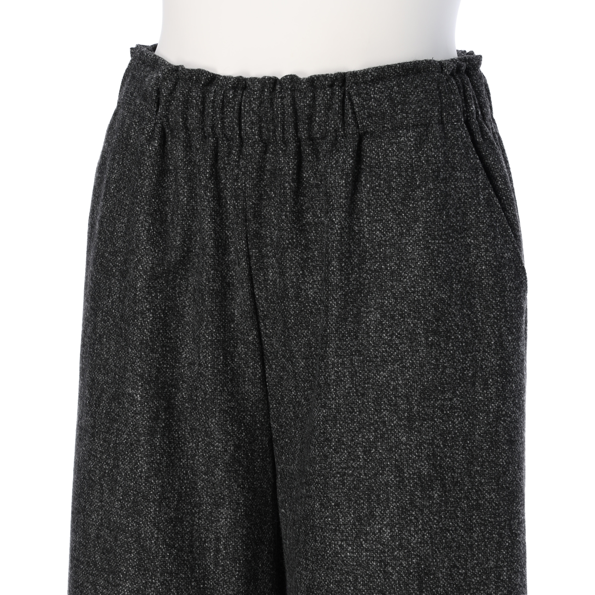 ツイード調ワイドパンツ