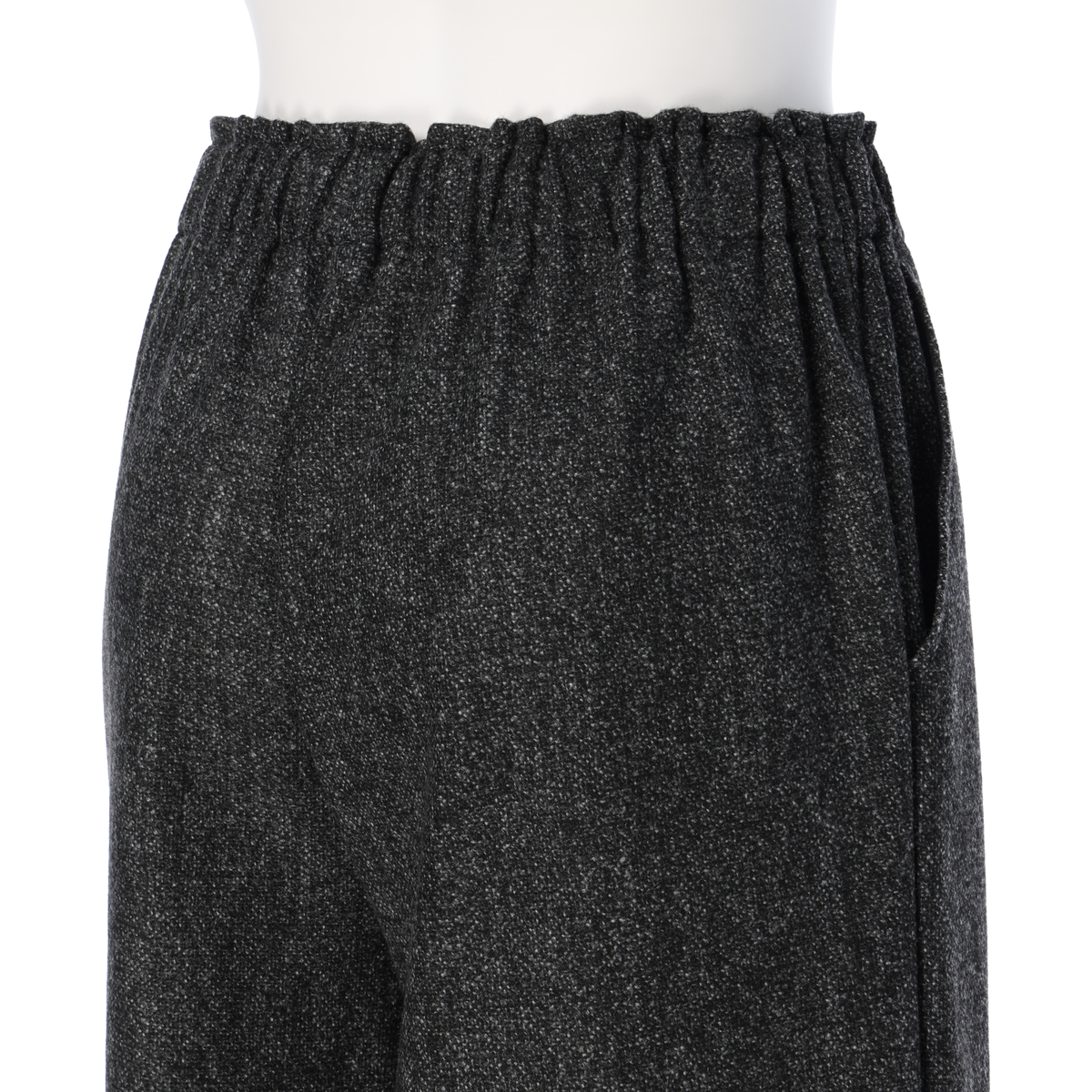 ツイード調ワイドパンツ