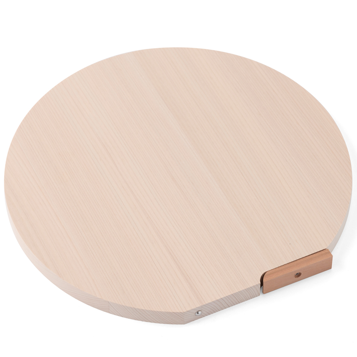 東濃ひのきの丸まな板スタンド付き　M(ウメザワ)