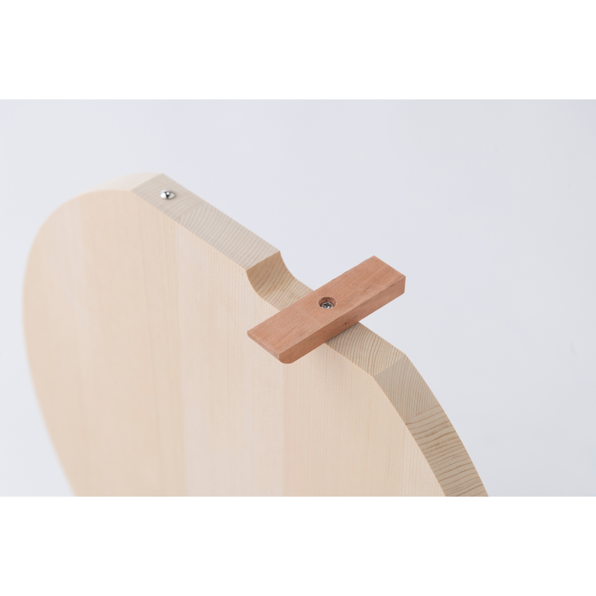 東濃ひのきの丸まな板スタンド付き　M(ウメザワ)