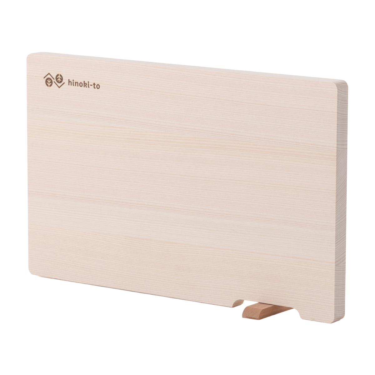 東濃ひのきの角まな板スタンド付　M(ウメザワ)