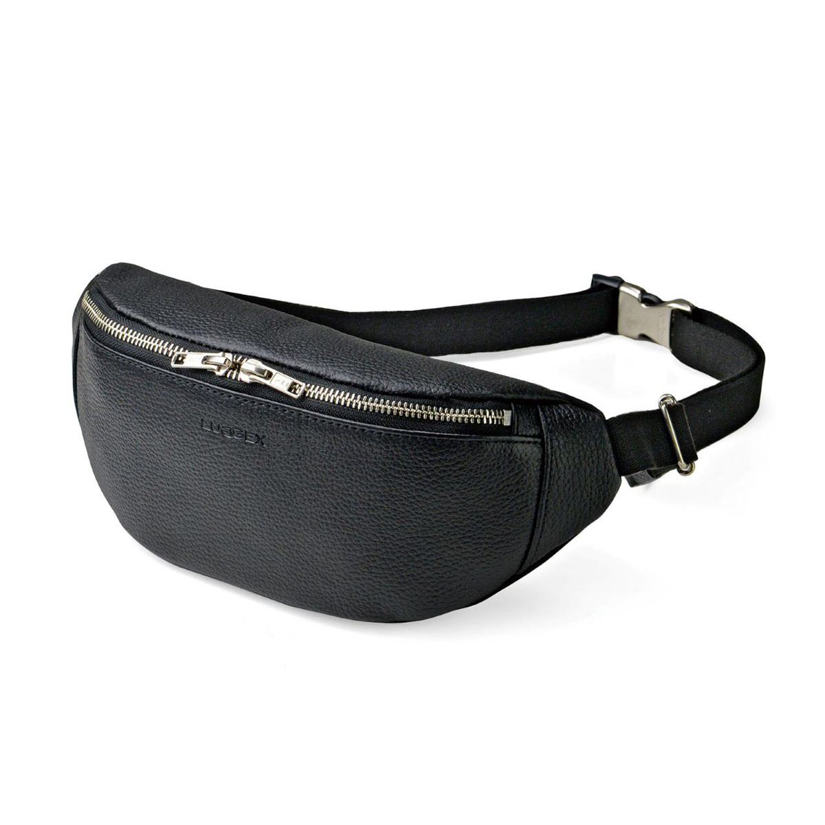 牛革ウエストバッグ