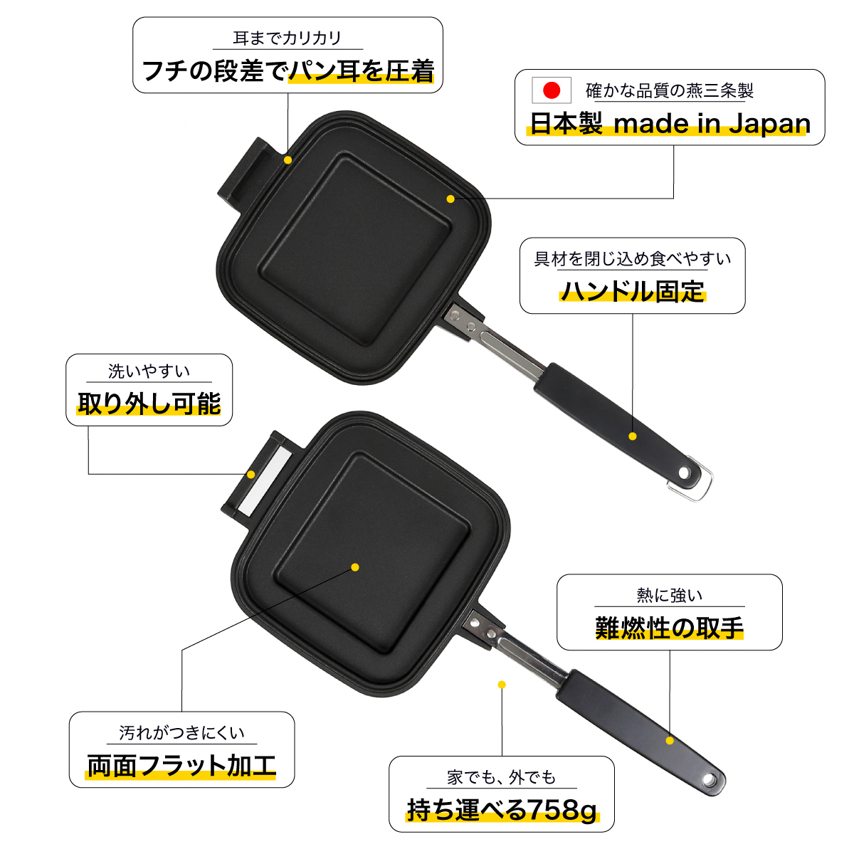 ホットサンドメーカーFT