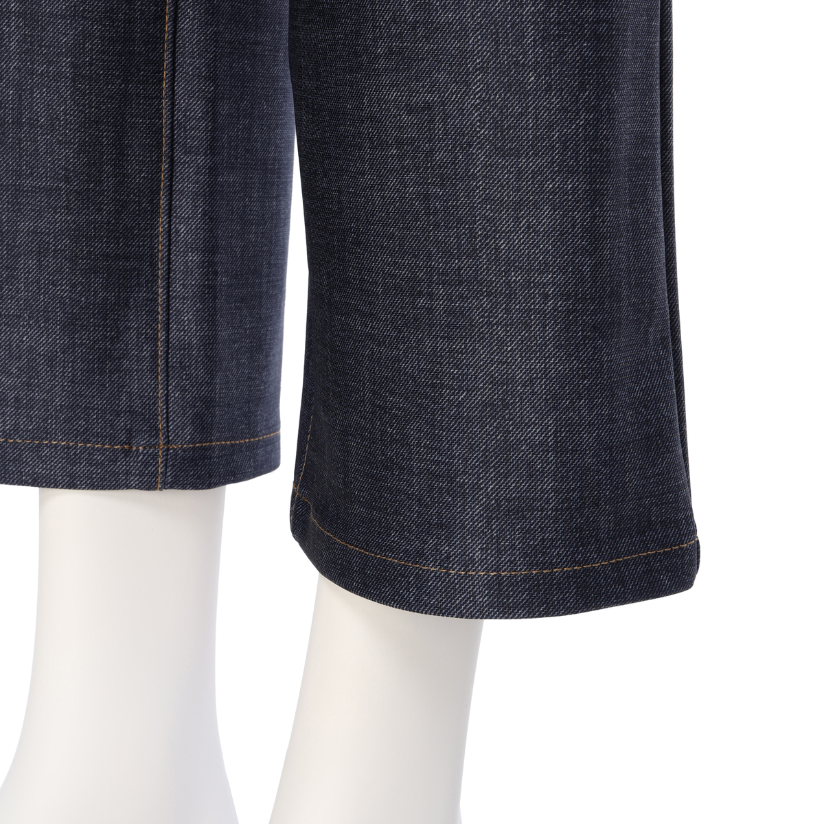 【BOBSON】210ハイテンションデニム風パンツ：ストレート