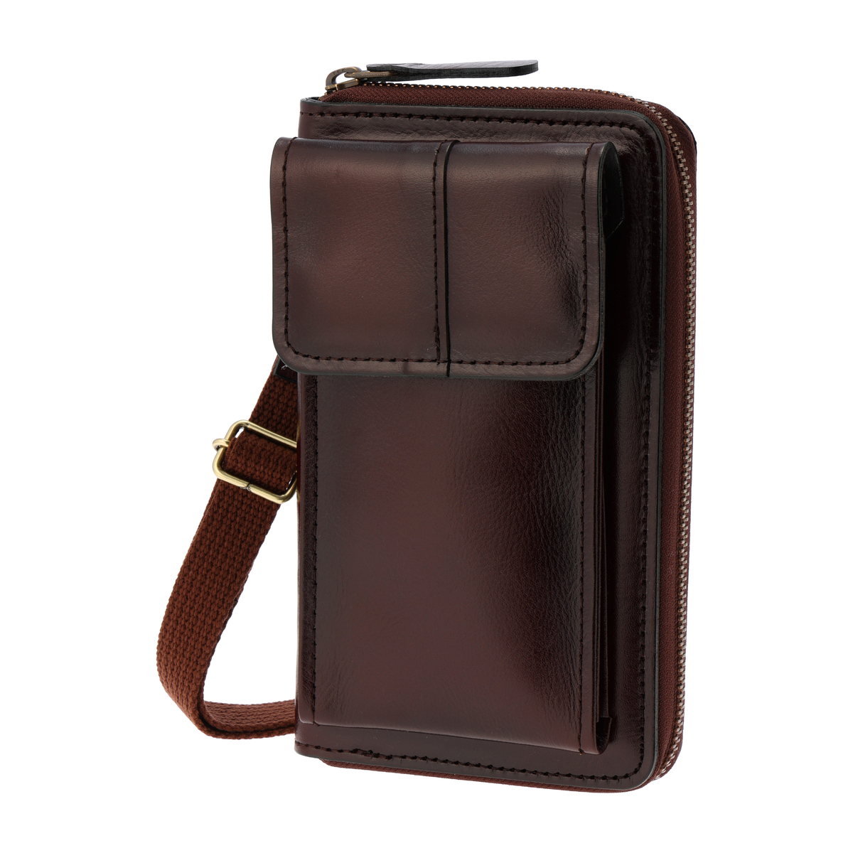 GEM BASIC 牛革シャドースマホショルダーバッグ1511