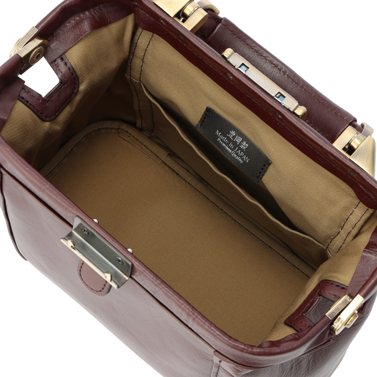 GEM BASIC 牛革シャドーダレスバッグ1522